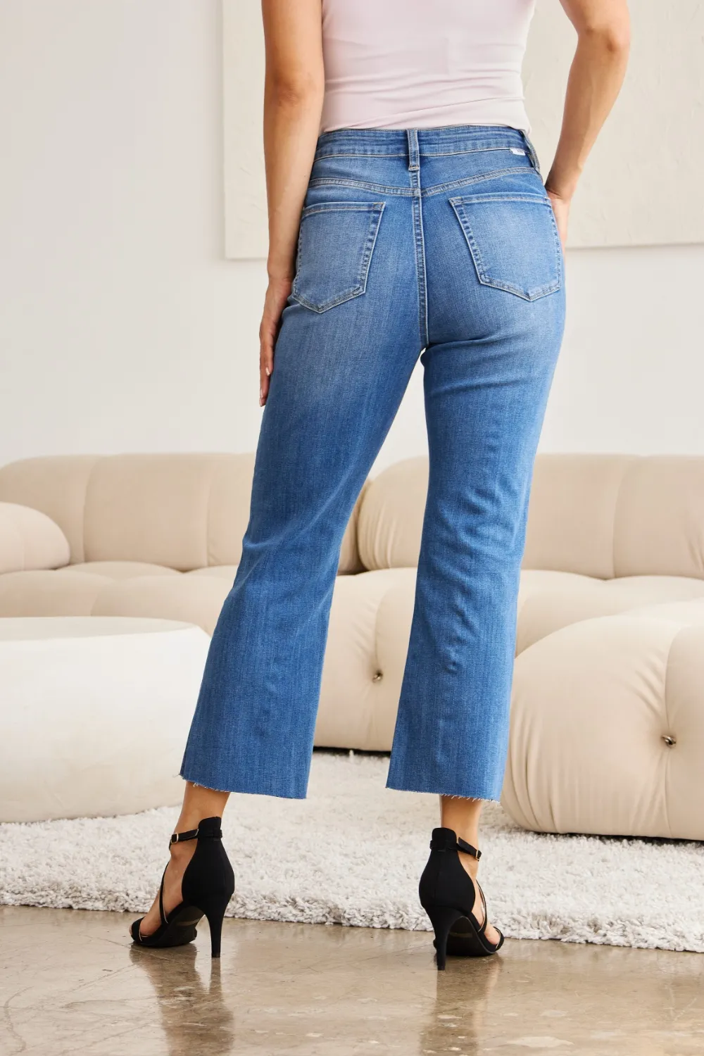 Mini Mia Full Size Tummy Control High Waist Jeans, image 3