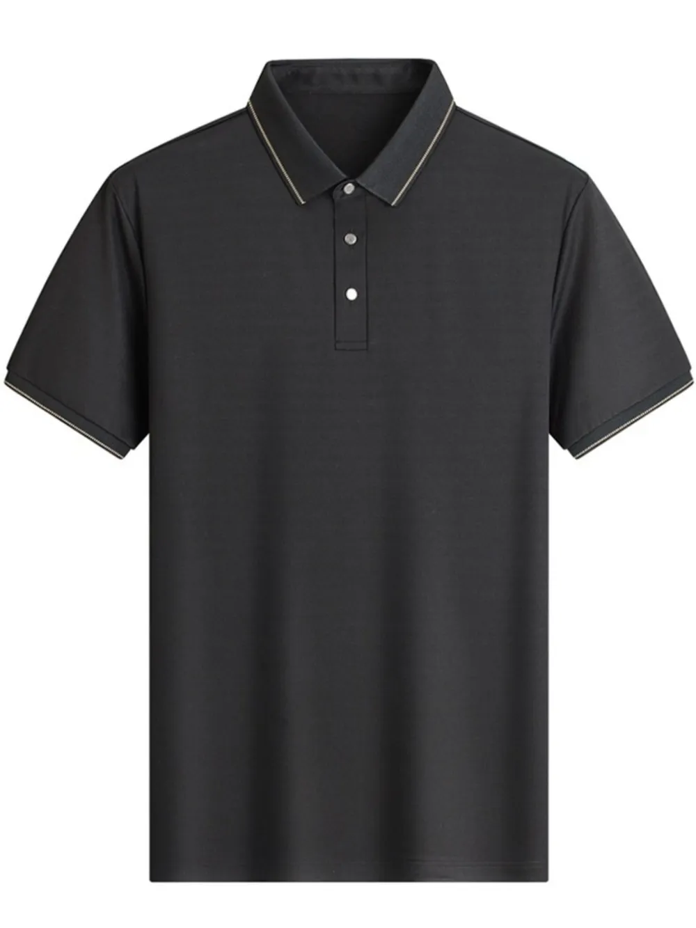 Men's Button Detail Short Sleeve Polo