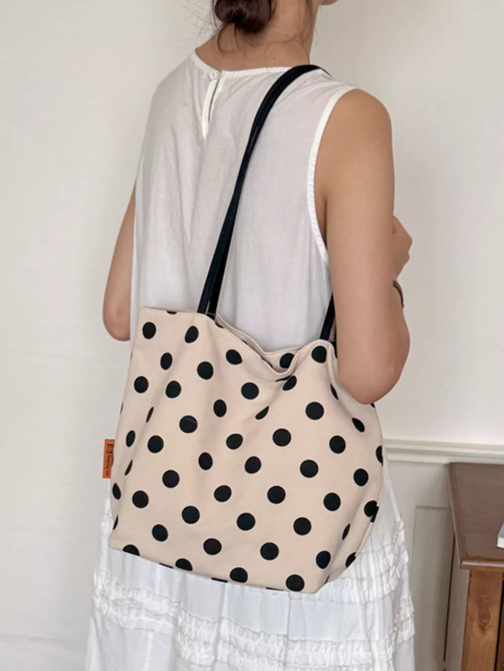 Polka Dot Shoulder Bag, image 7