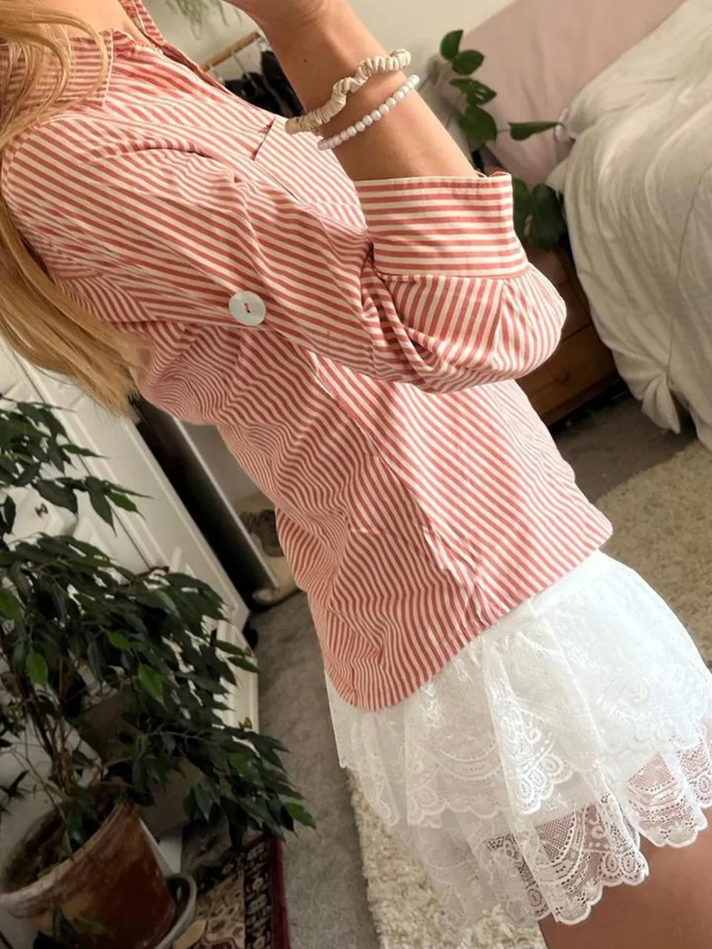Collared Neck Button-Down Shirt, image 4