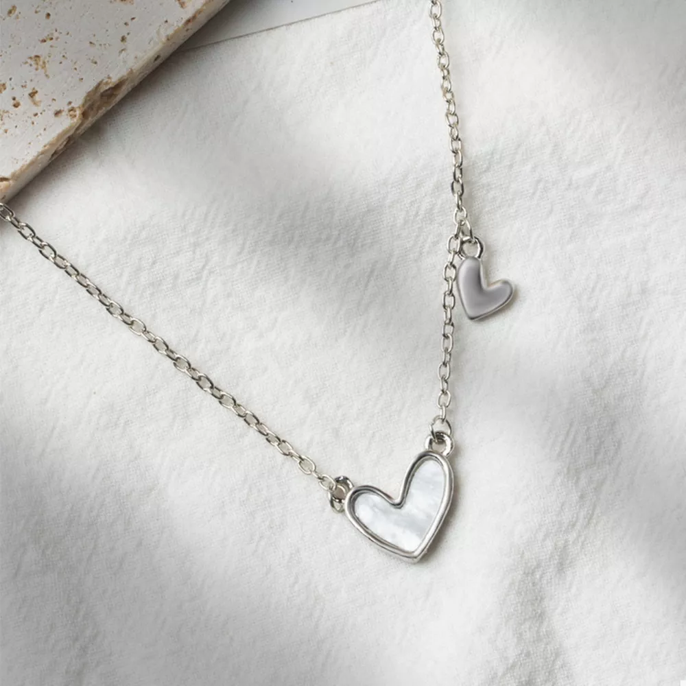 Alloy Heart Pendant Necklace, image 6