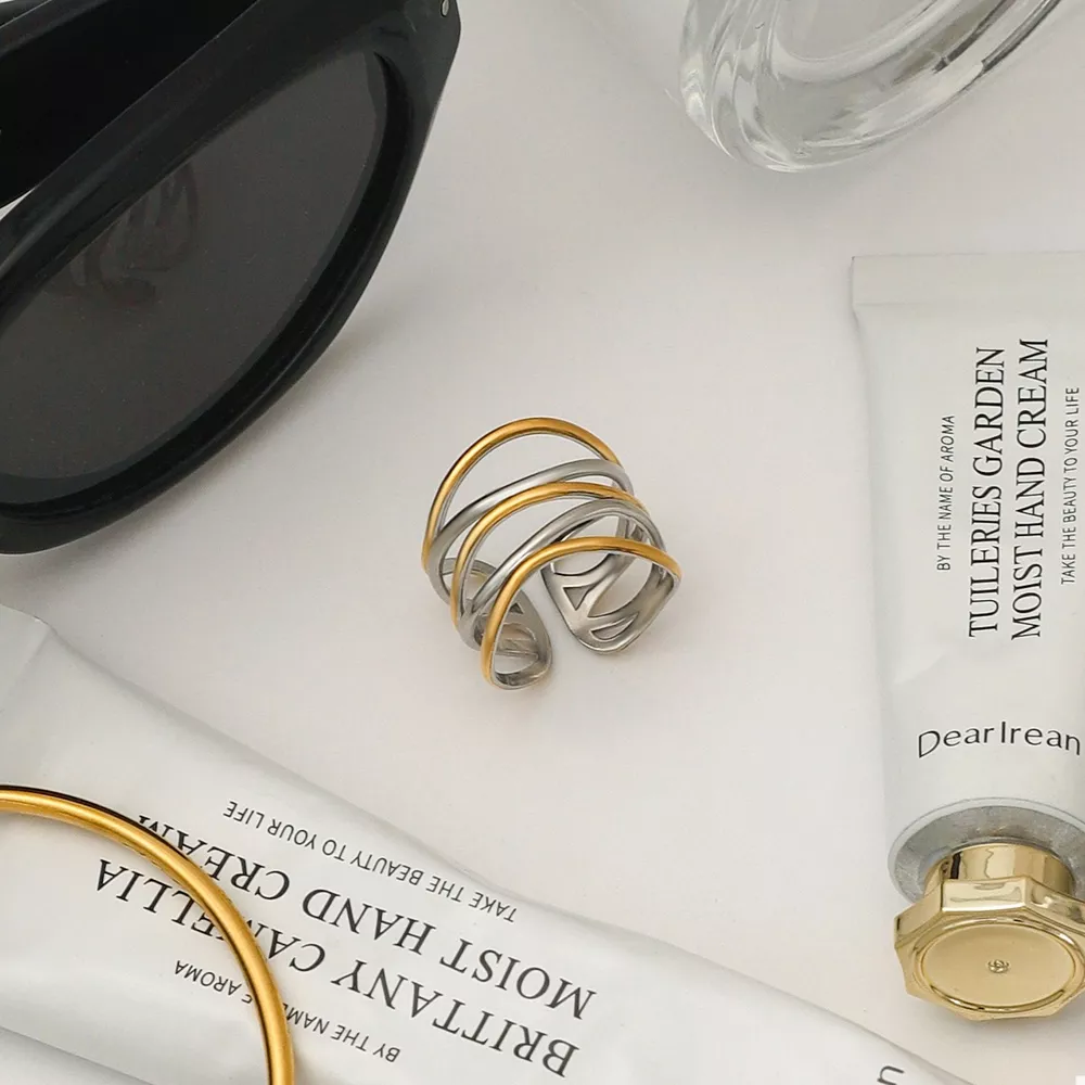 Two-Tone Open Ring, image 3