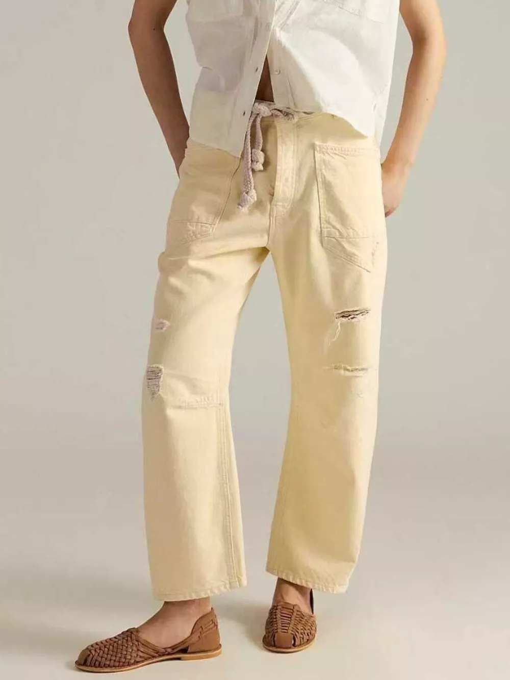 Washed Relaxed Fit Jeans, image 15