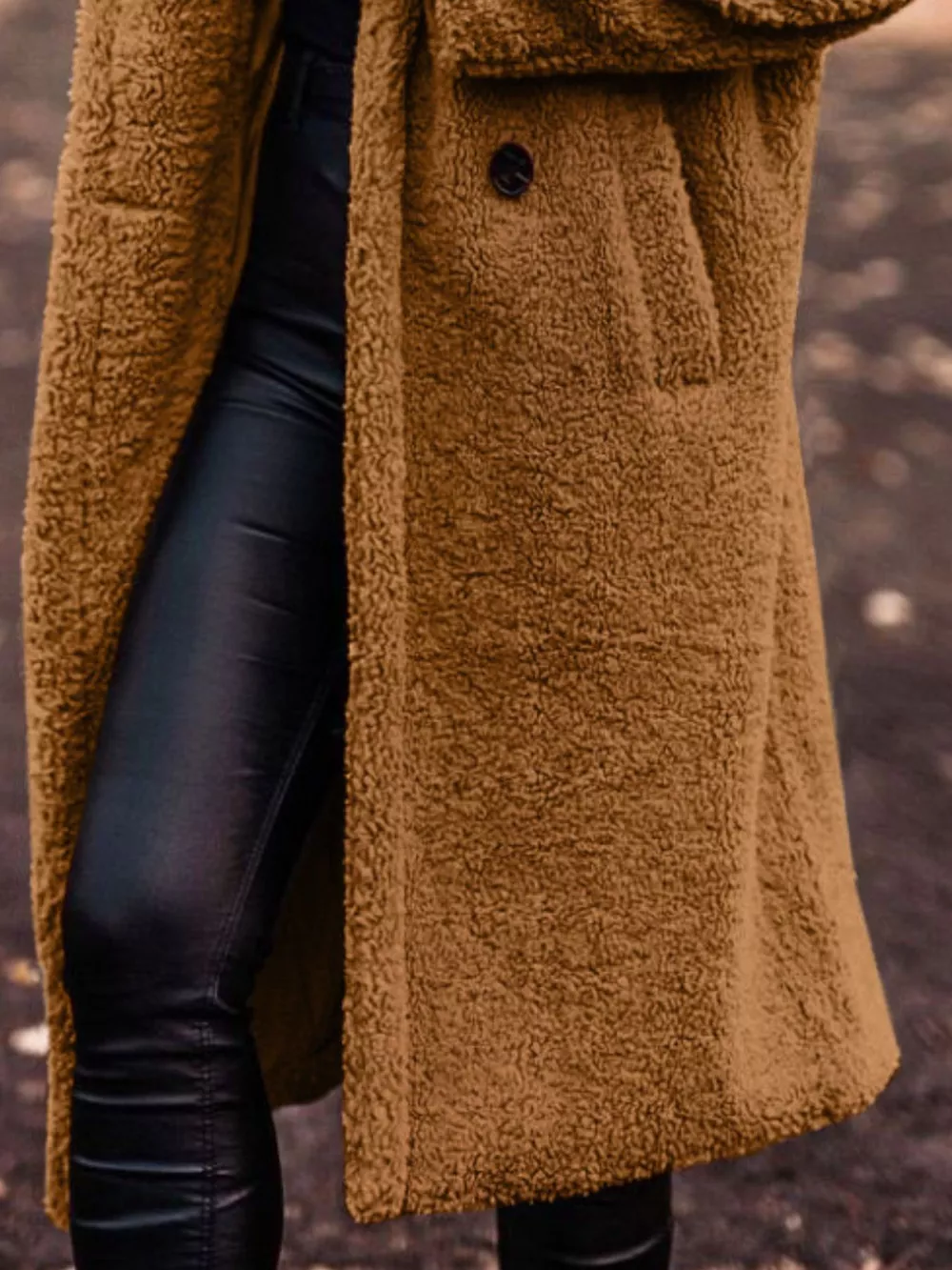 Teddy Bear Hooded Longline Outerwear, image 18