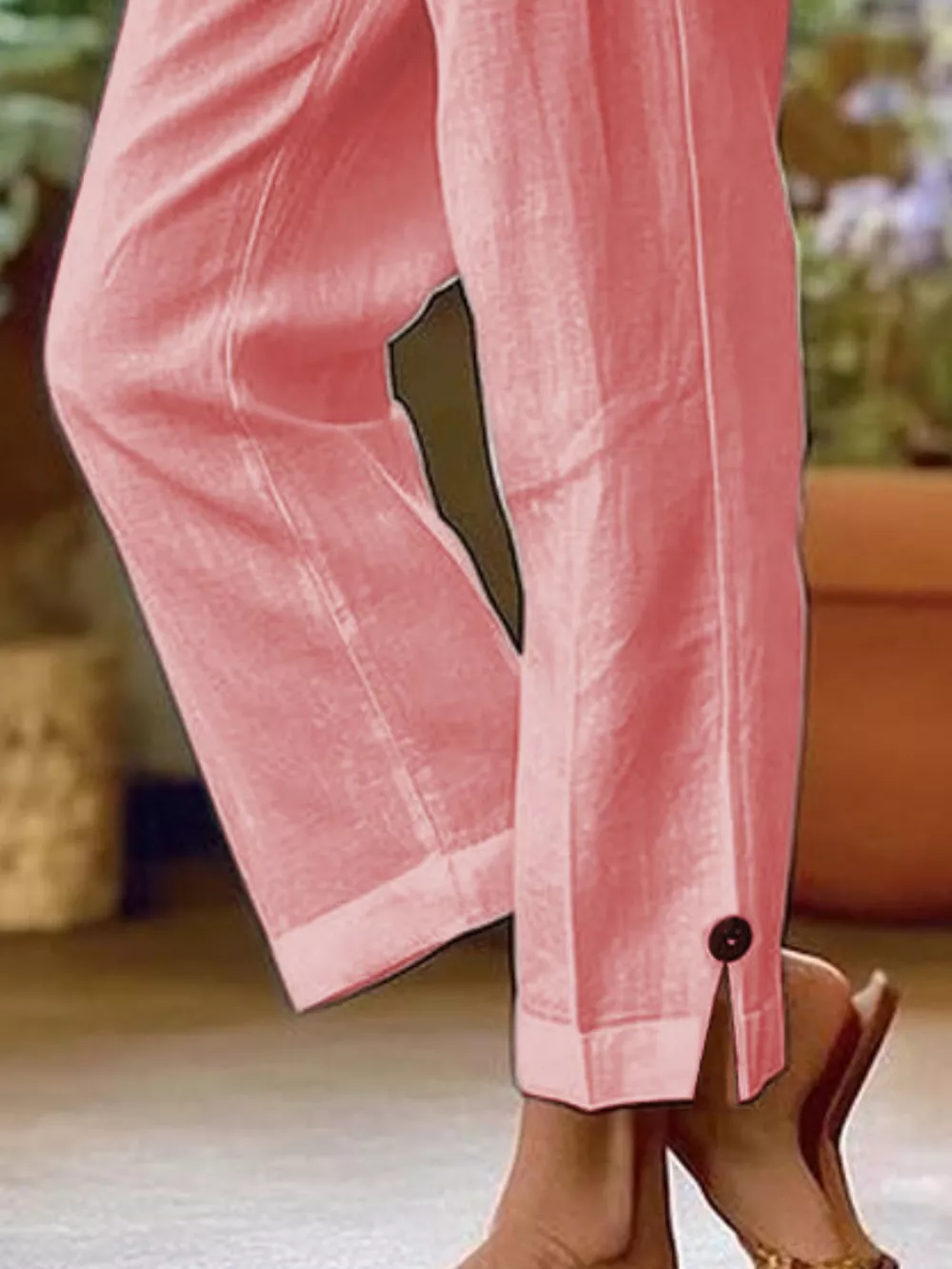 Full Size Casual Wide-Leg Pants Plus Size, image 4