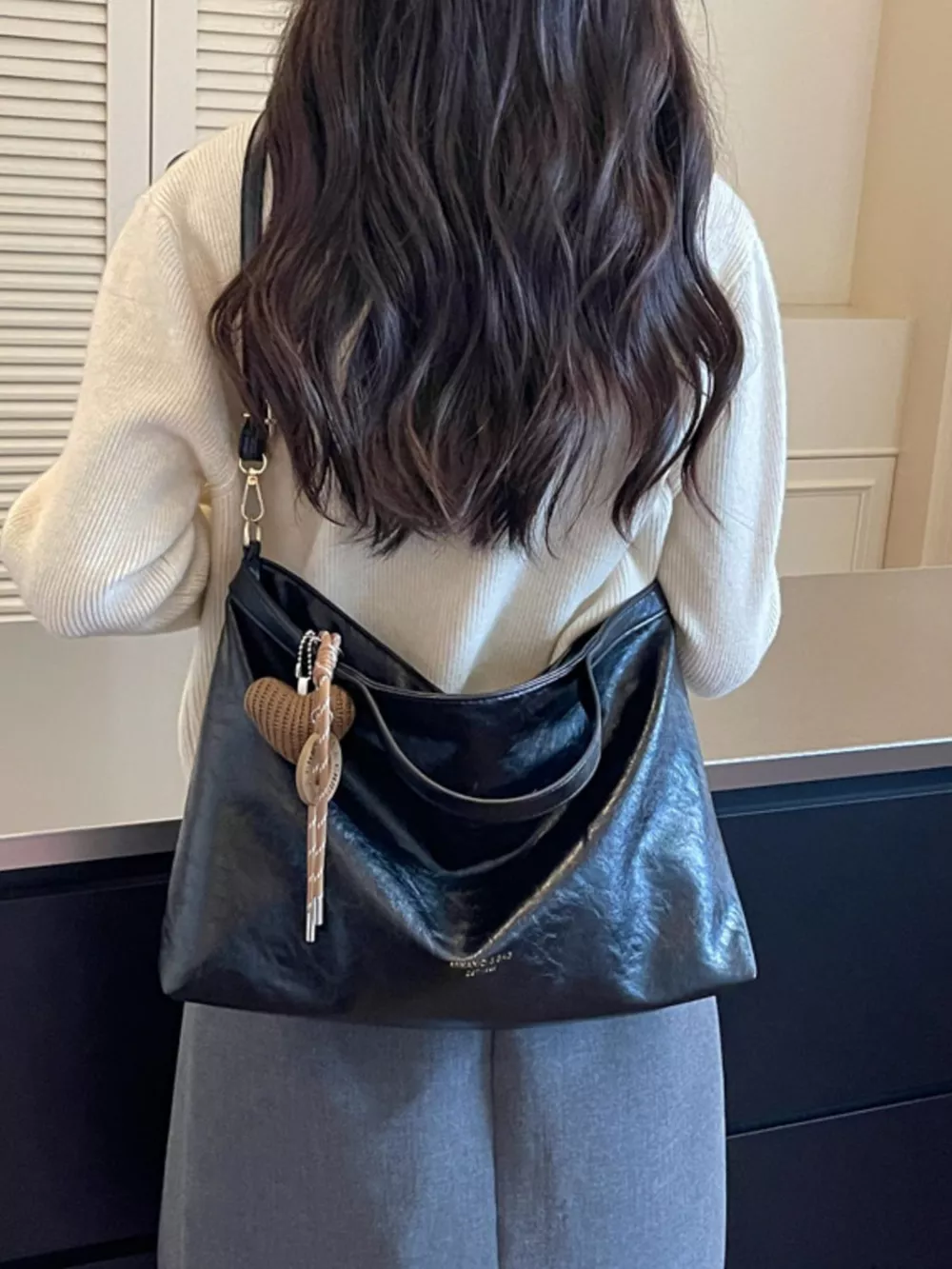 PU Leather Crossbody Bag
