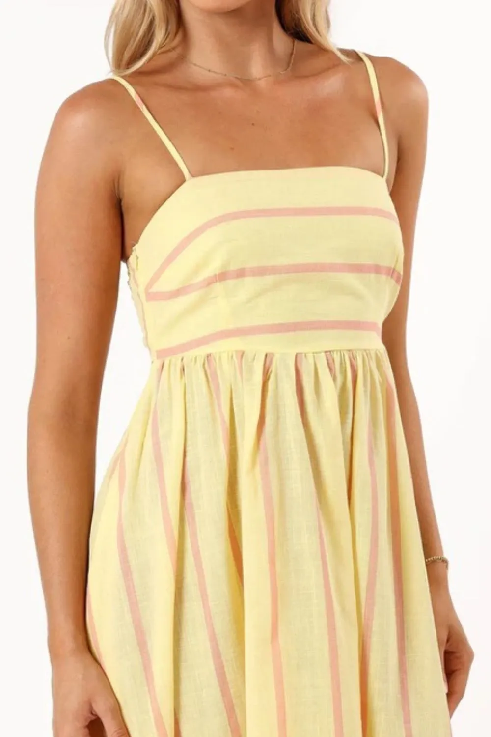 Striped Square Neck Cami Dress, image 16
