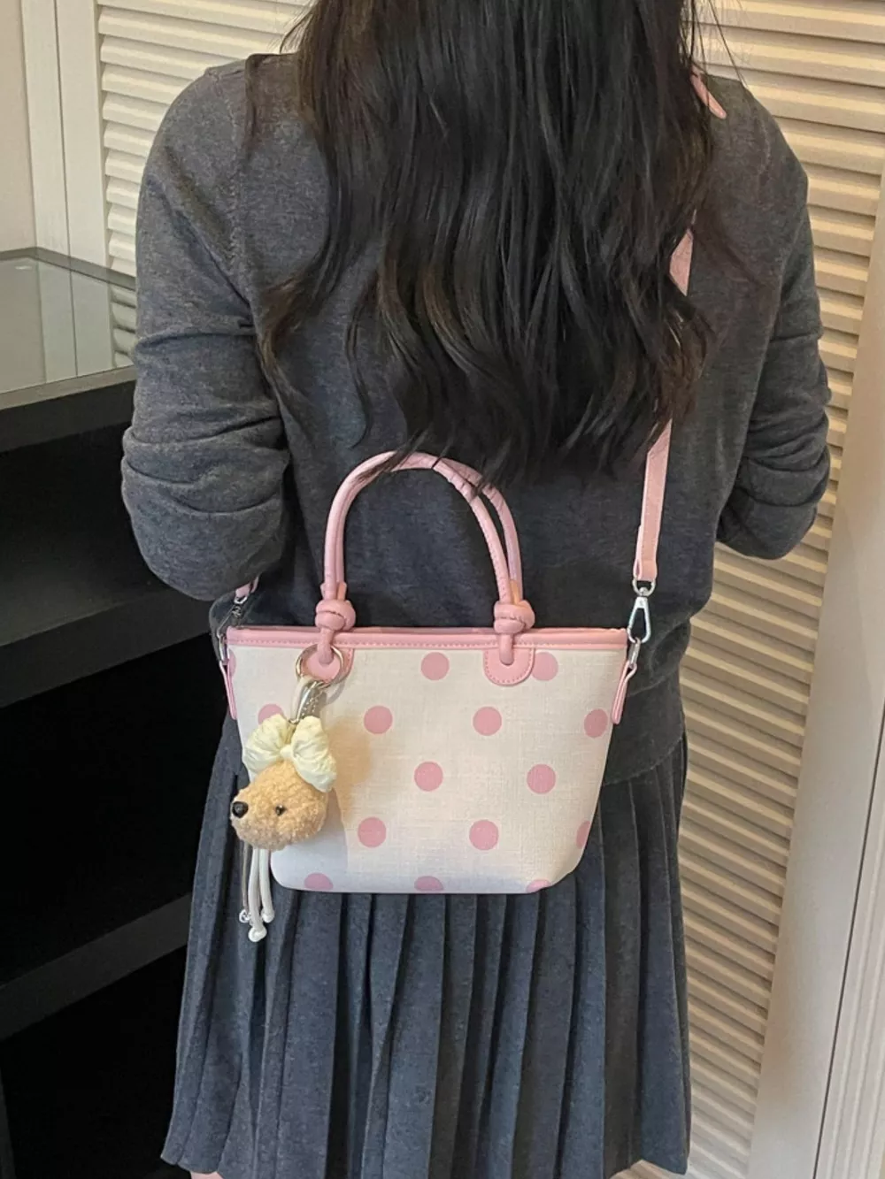 Polka Dot Crossbody Bag, image 6