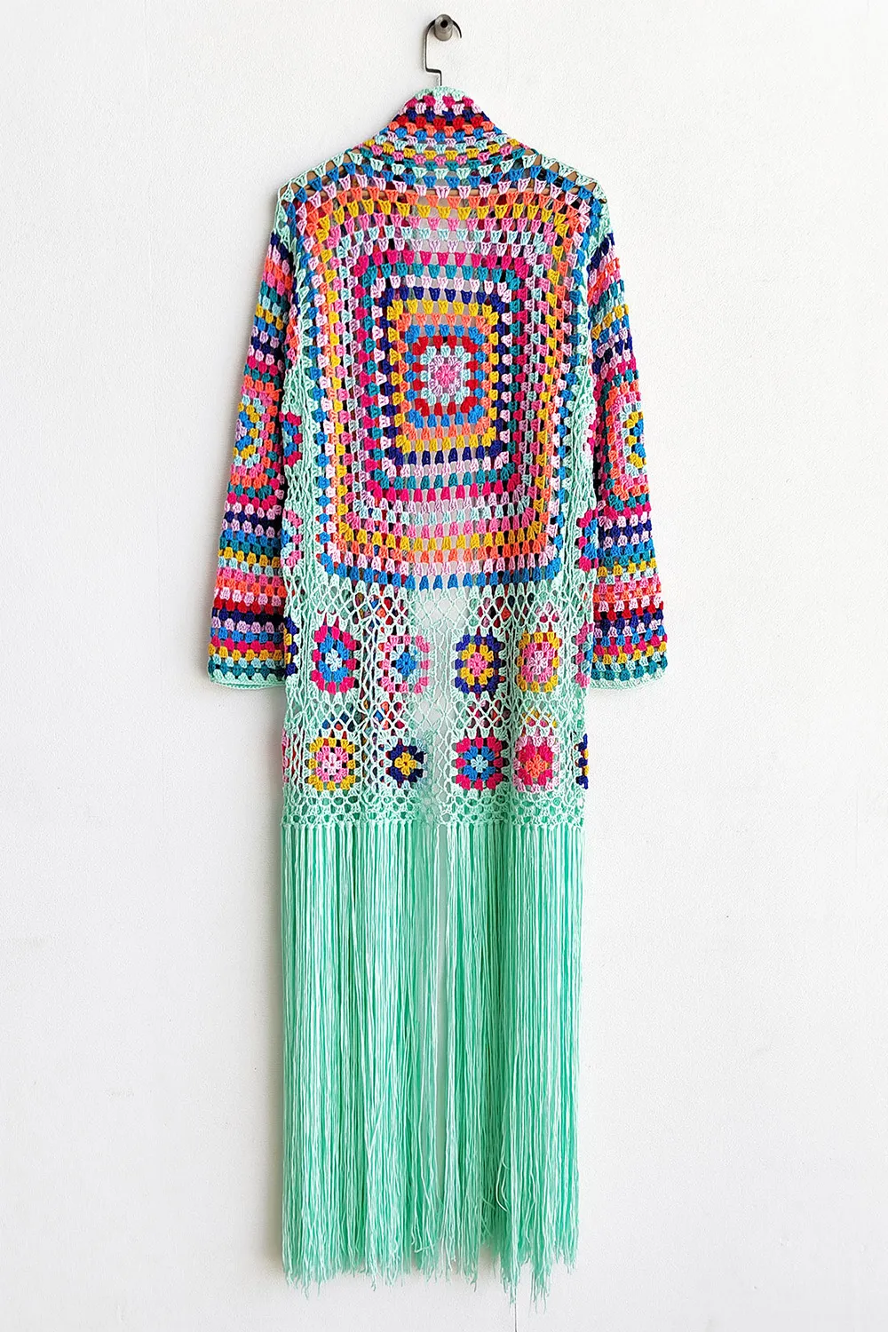 Fringe Tied Long Sleeve Cardigan, image 17