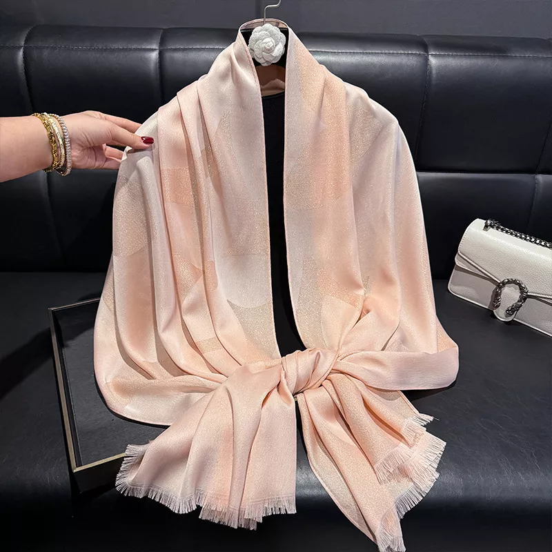 Lightweight Raw Hem Scarf, image 4