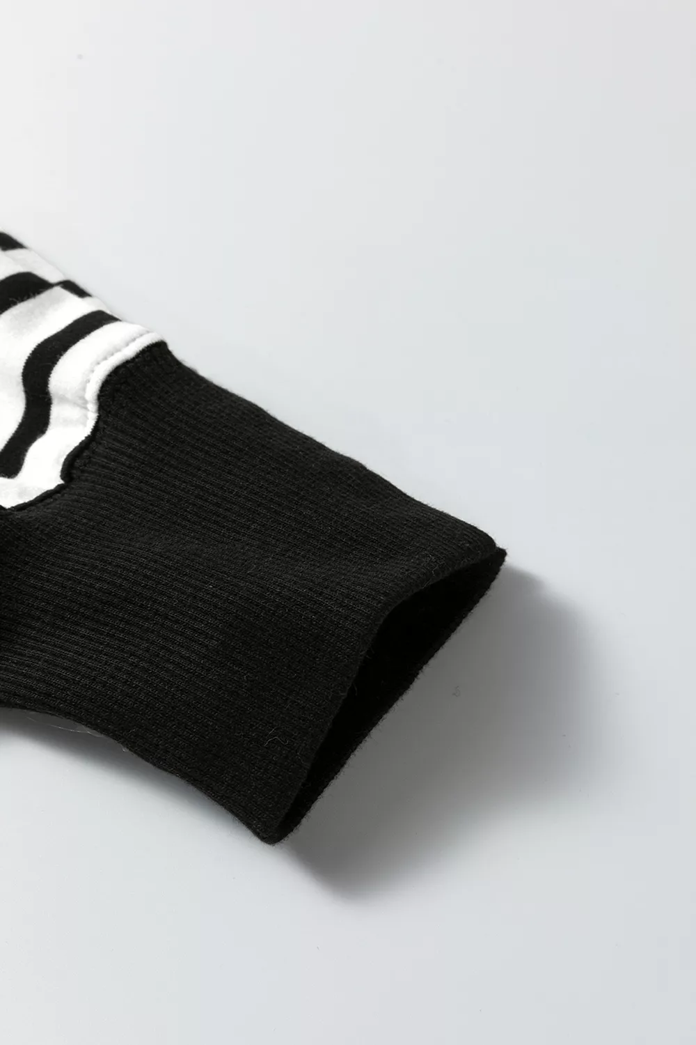 Color-Block Striped Long Sleeve Sweatshirt, image 8