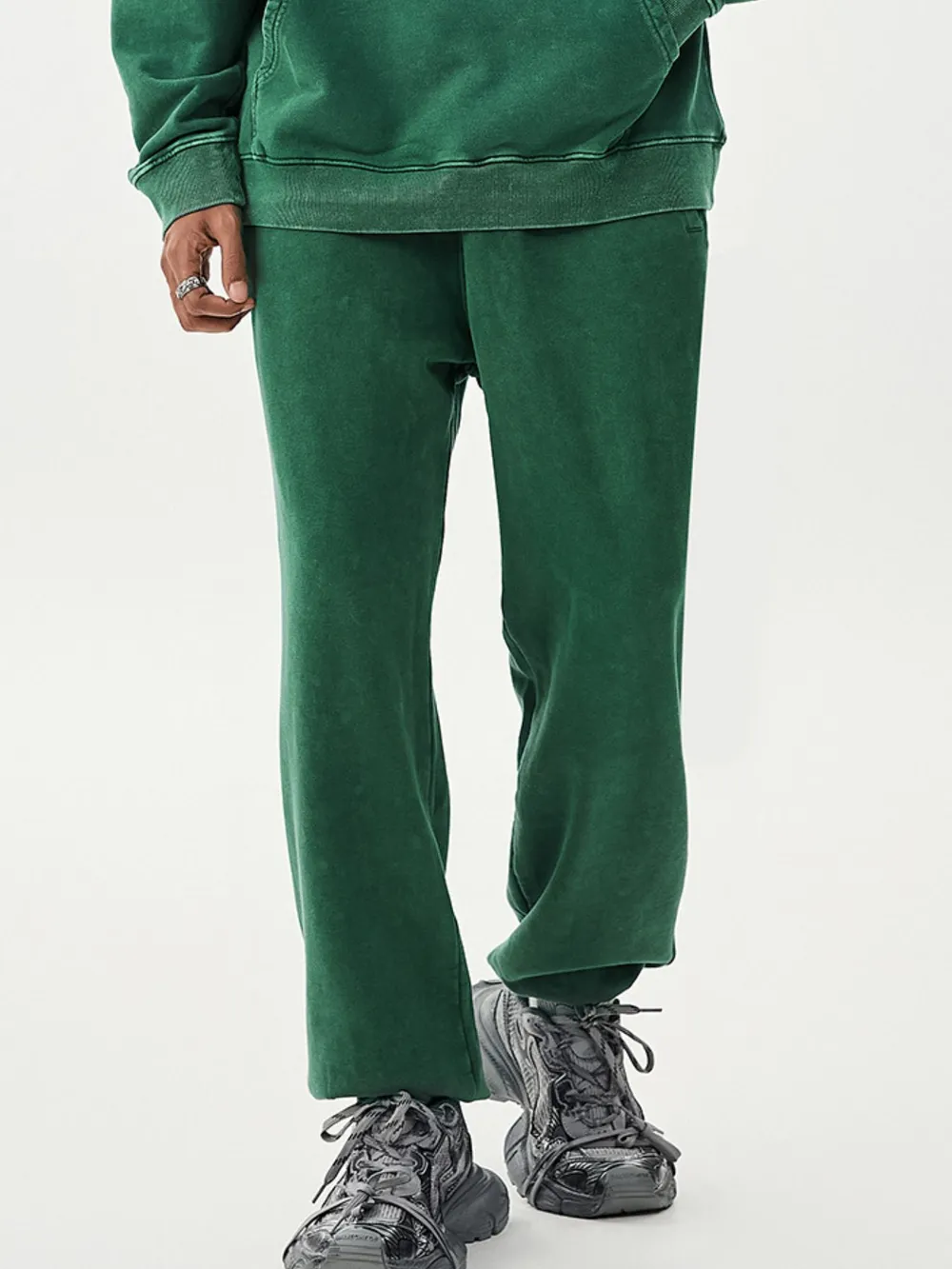 Men's Washed Loose Fit Pants, image 6
