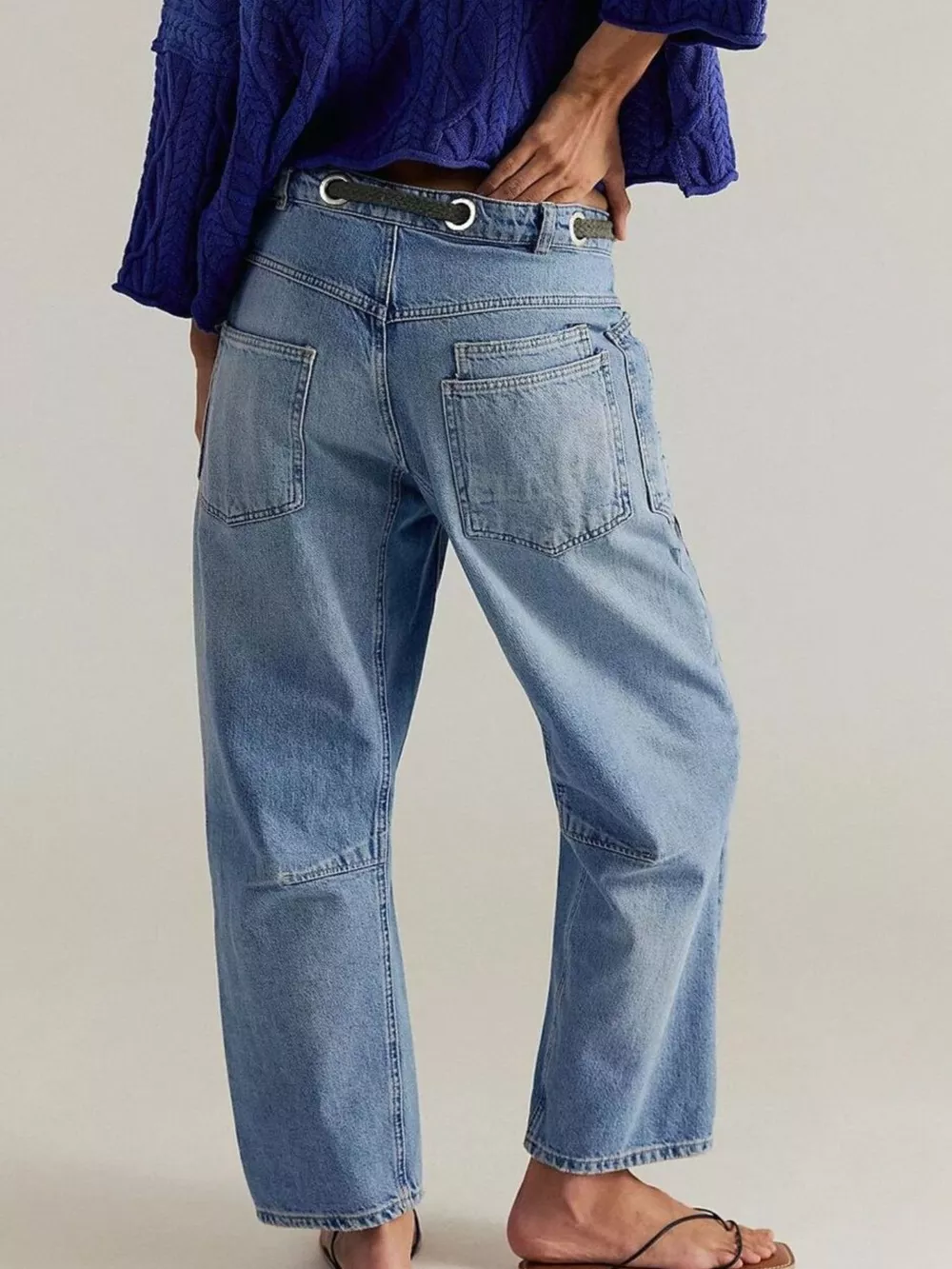 Washed Relaxed Fit Jeans, image 16