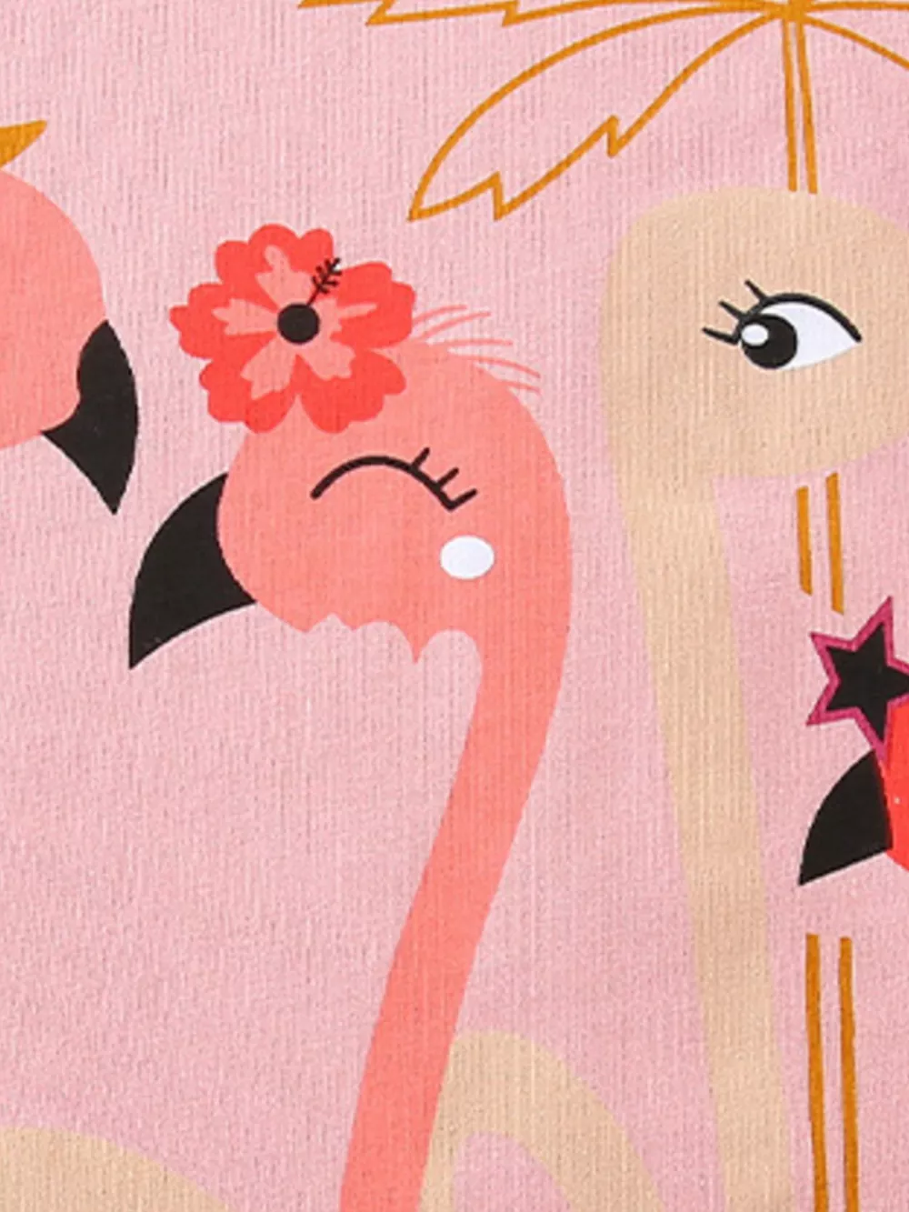 Children's Flamingo Print Tee and Shorts Set, image 4