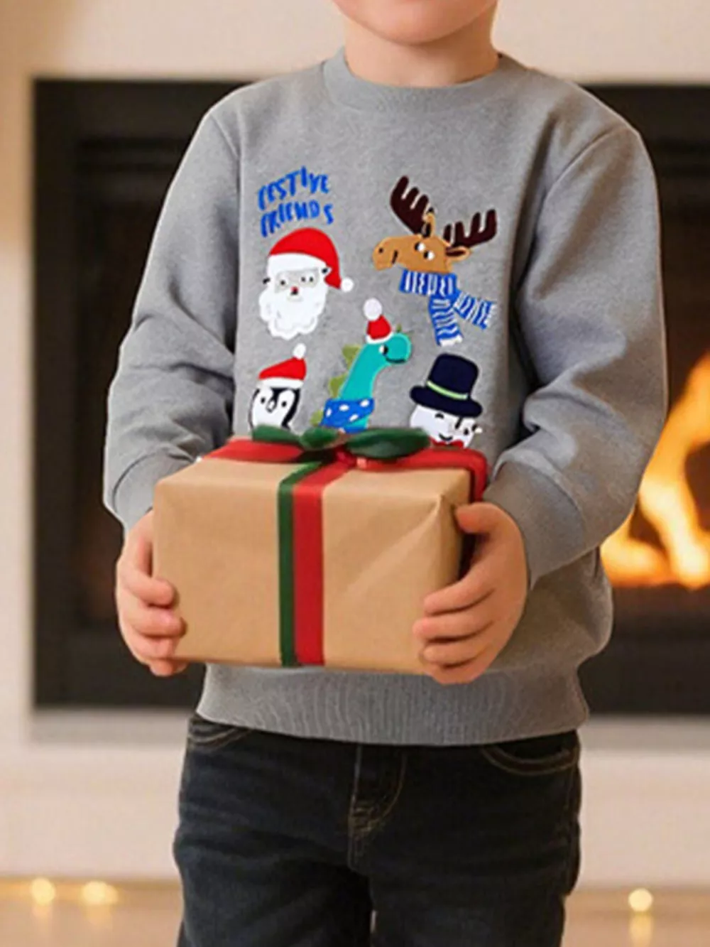 Children's Christmas Crew Neck Sweatshirt