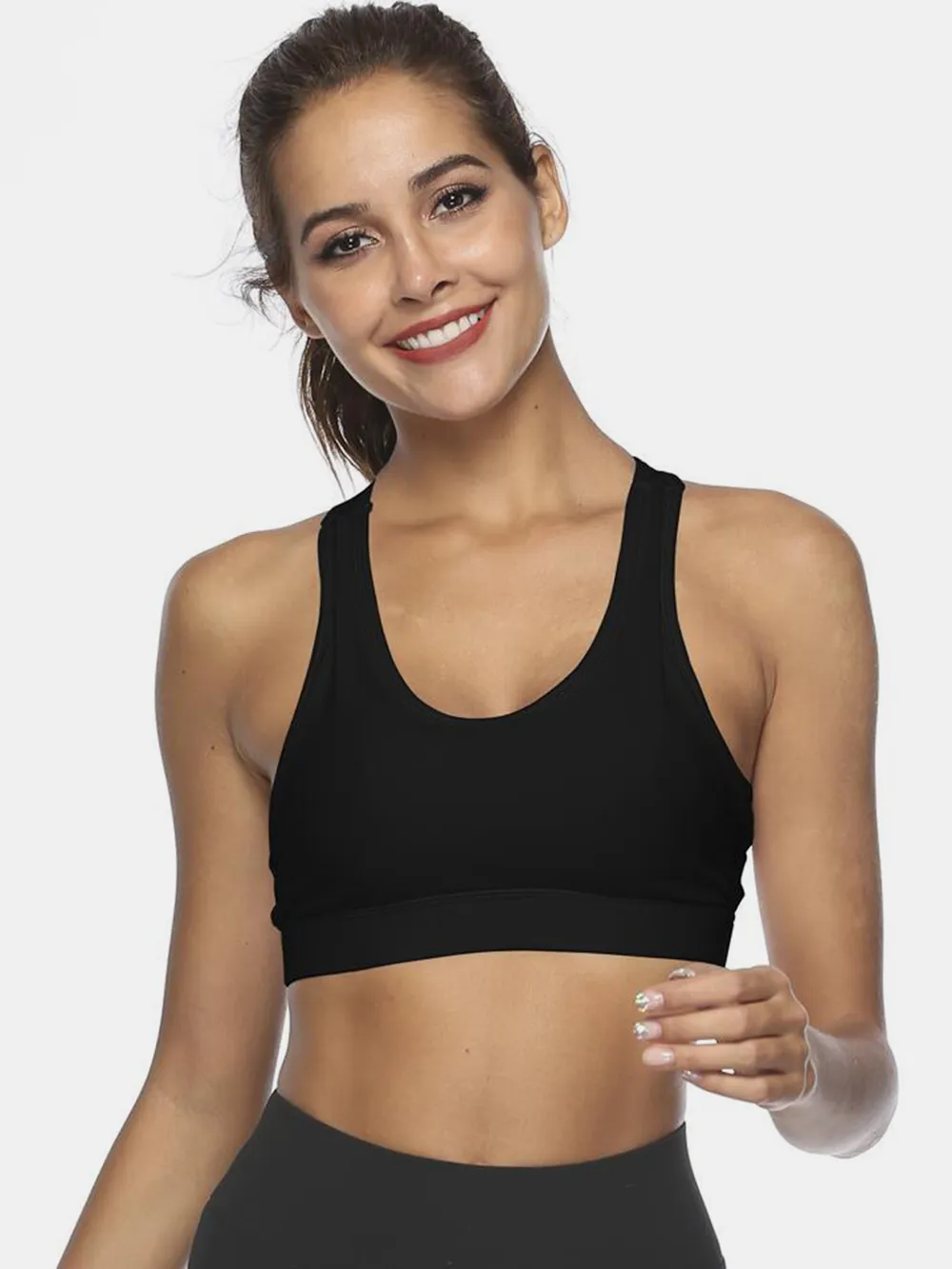 Cutout Scoop Neck Active Tank, image 12