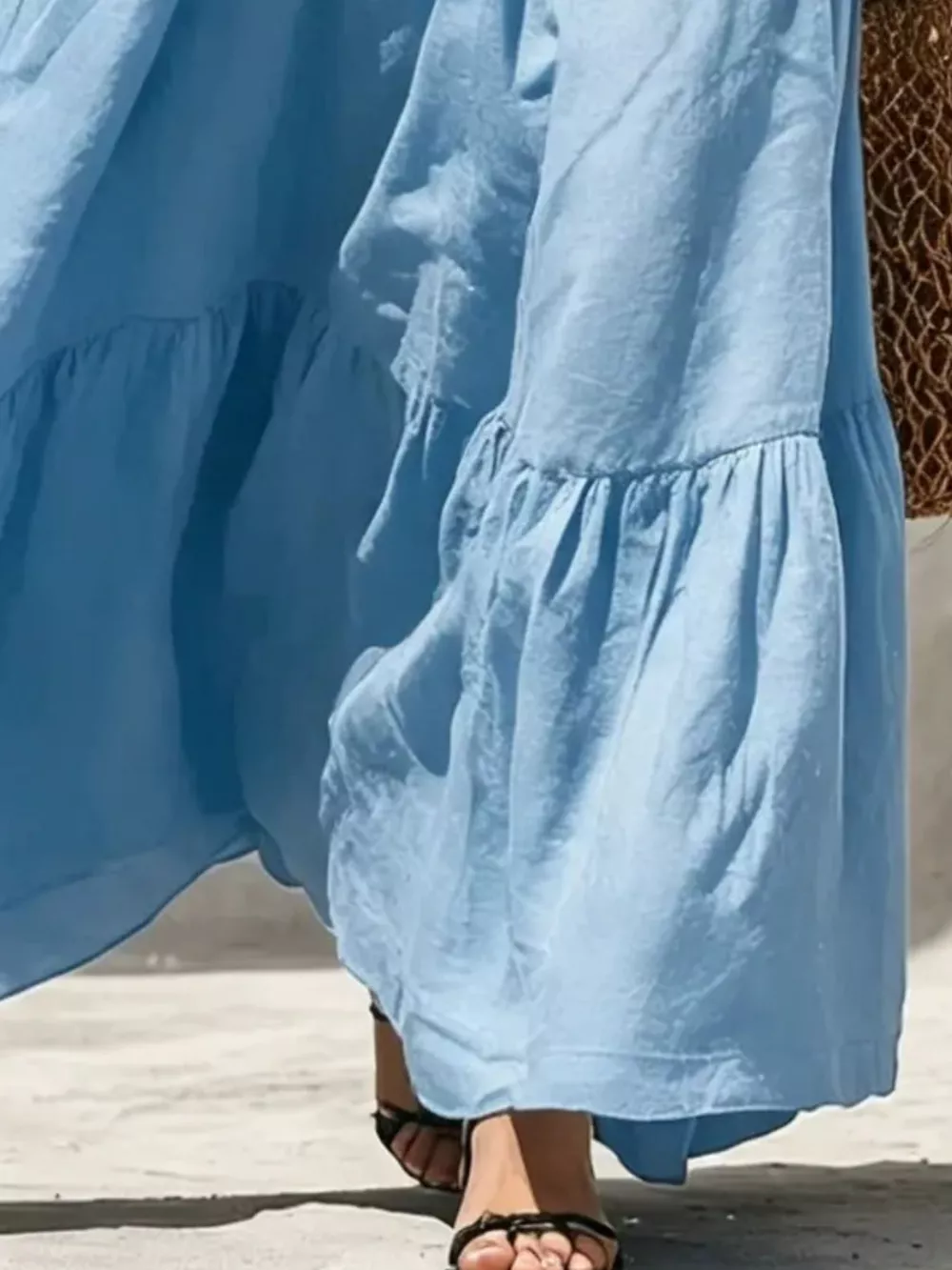 Sleeveless Tiered Maxi Dress, image 14