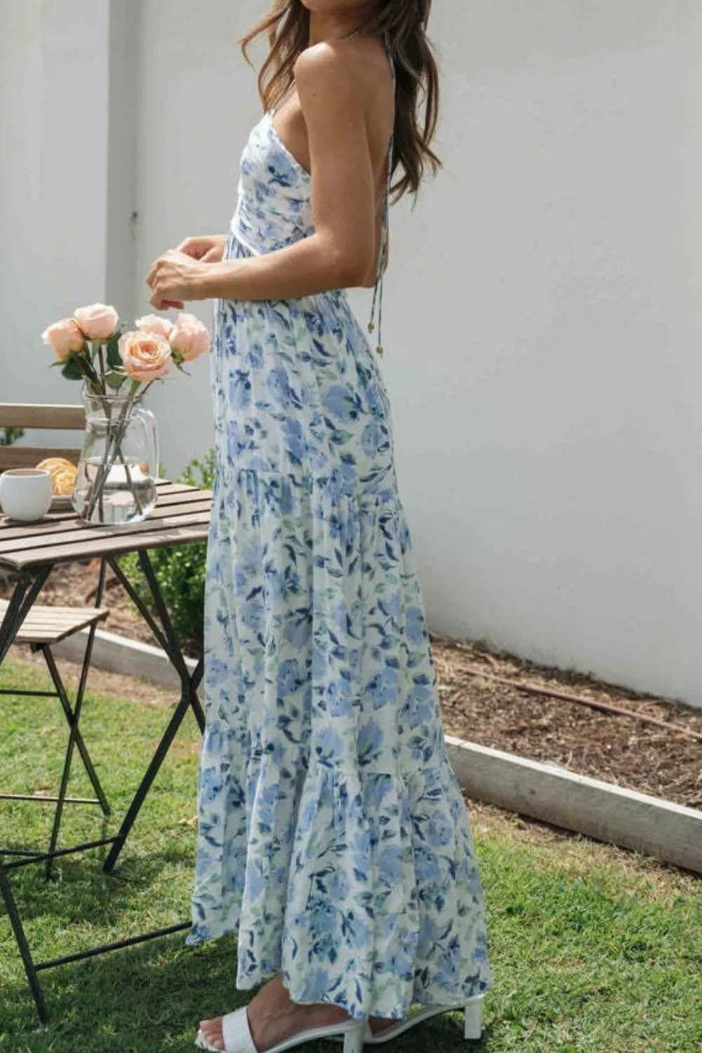 Printed Halter Neck Cami Dress, image 13