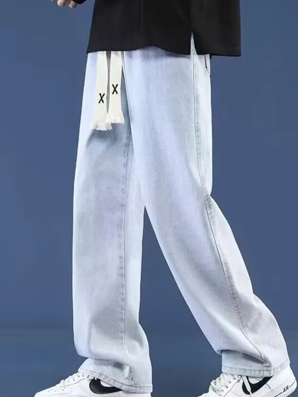Men's Full Size Wide Leg Jeans Plus Size, image 5