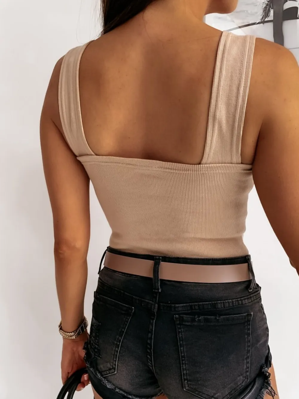 Square Neck Wide Strap Tank, image 6