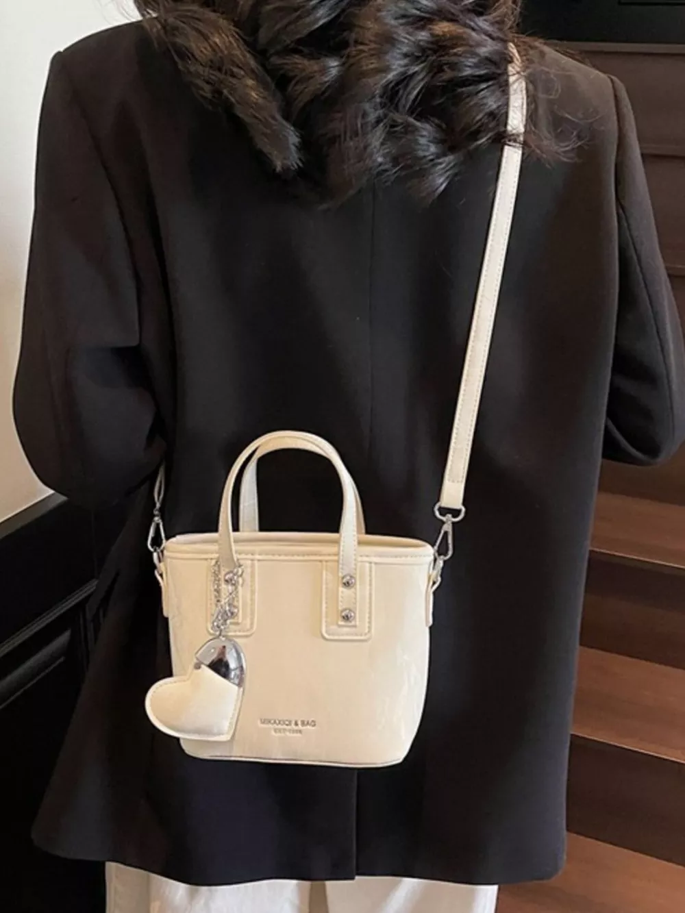 Heart Charm Crossbody Bag, image 4