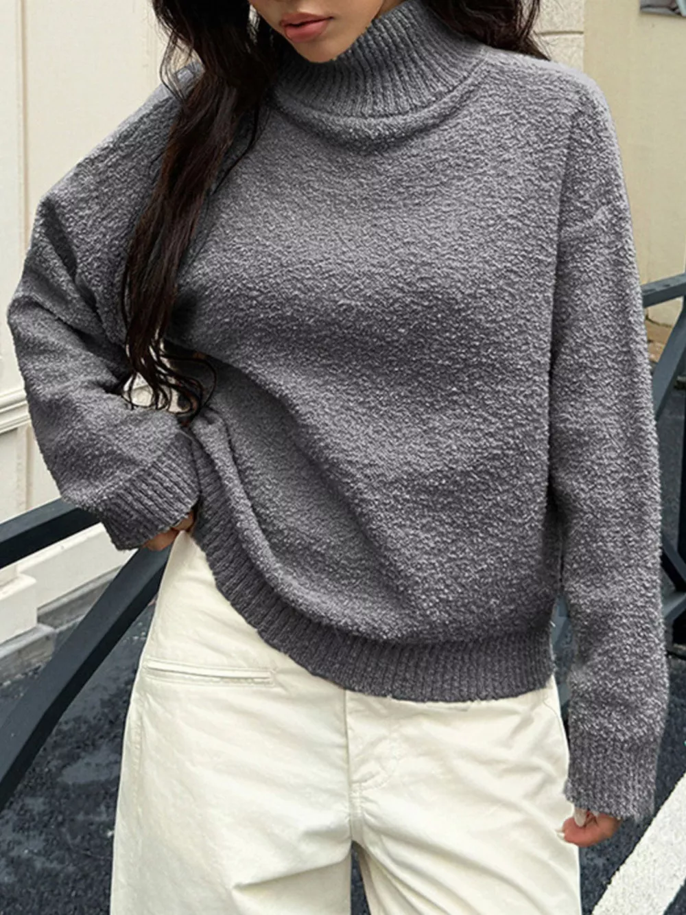 Turtleneck Long Sleeve Sweater, image 8