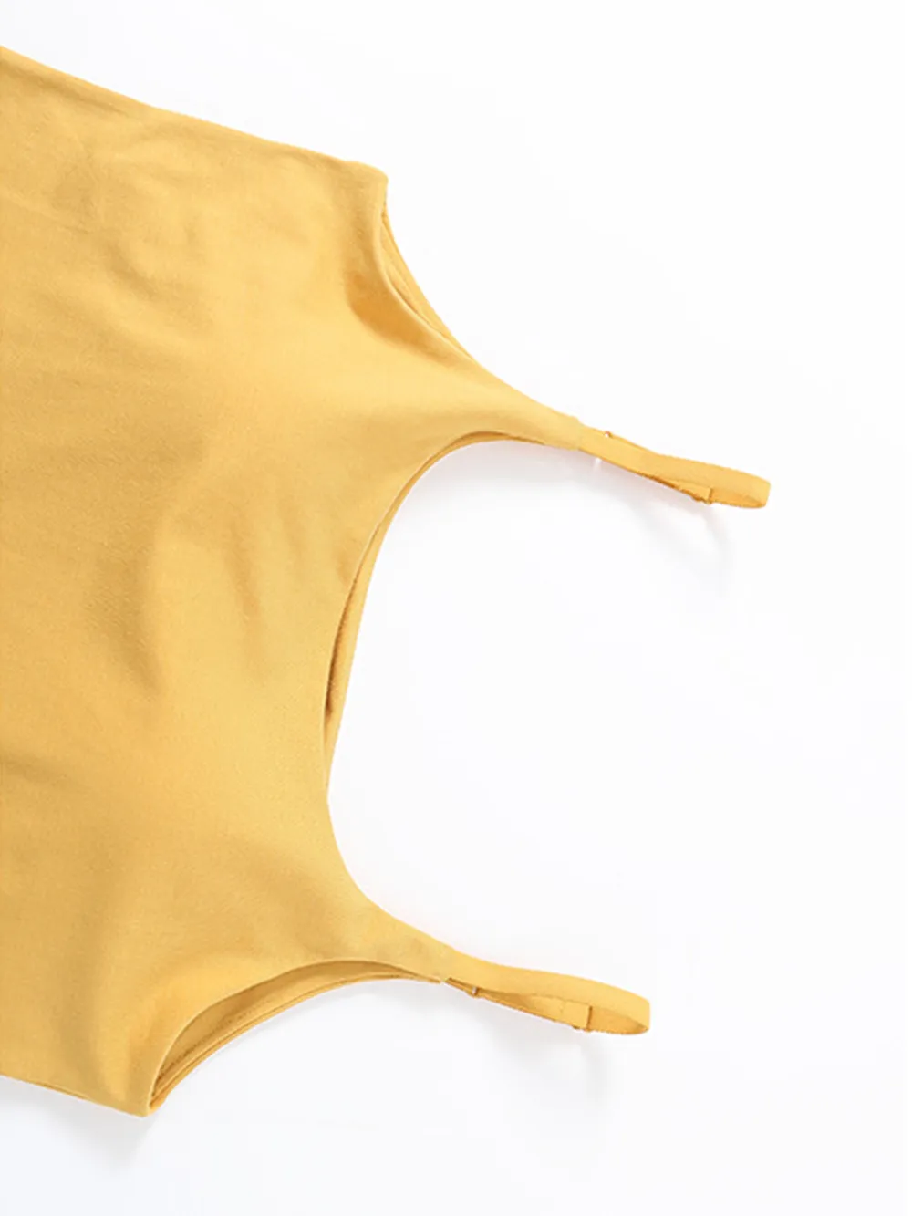 Scoop Neck Cropped Cami with Chest Pads, image 10