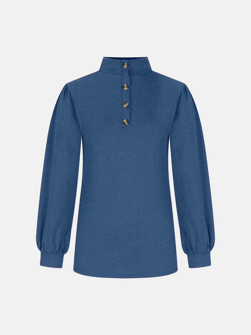 Full Size Mock Neck Long Sleeve T-Shirt, image 23