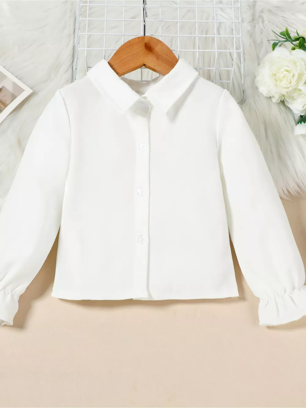 Children's Flounce Sleeve Shirt and Skort Set, image 7