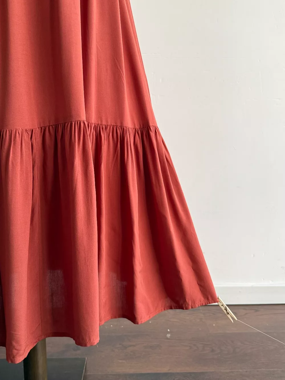 Ruffle Sleeve Maxi Dress with Button Detail, image 4