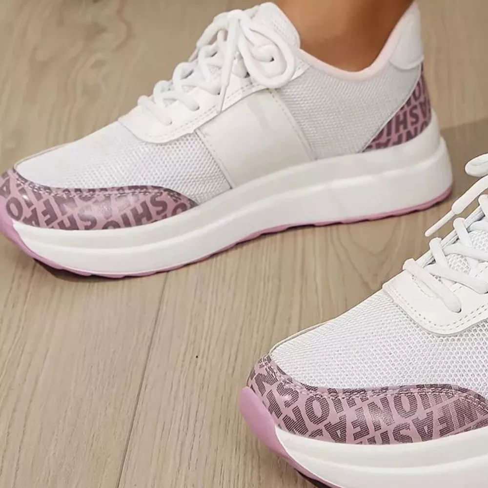 Round Toe Lace Up Sneakers, image 6