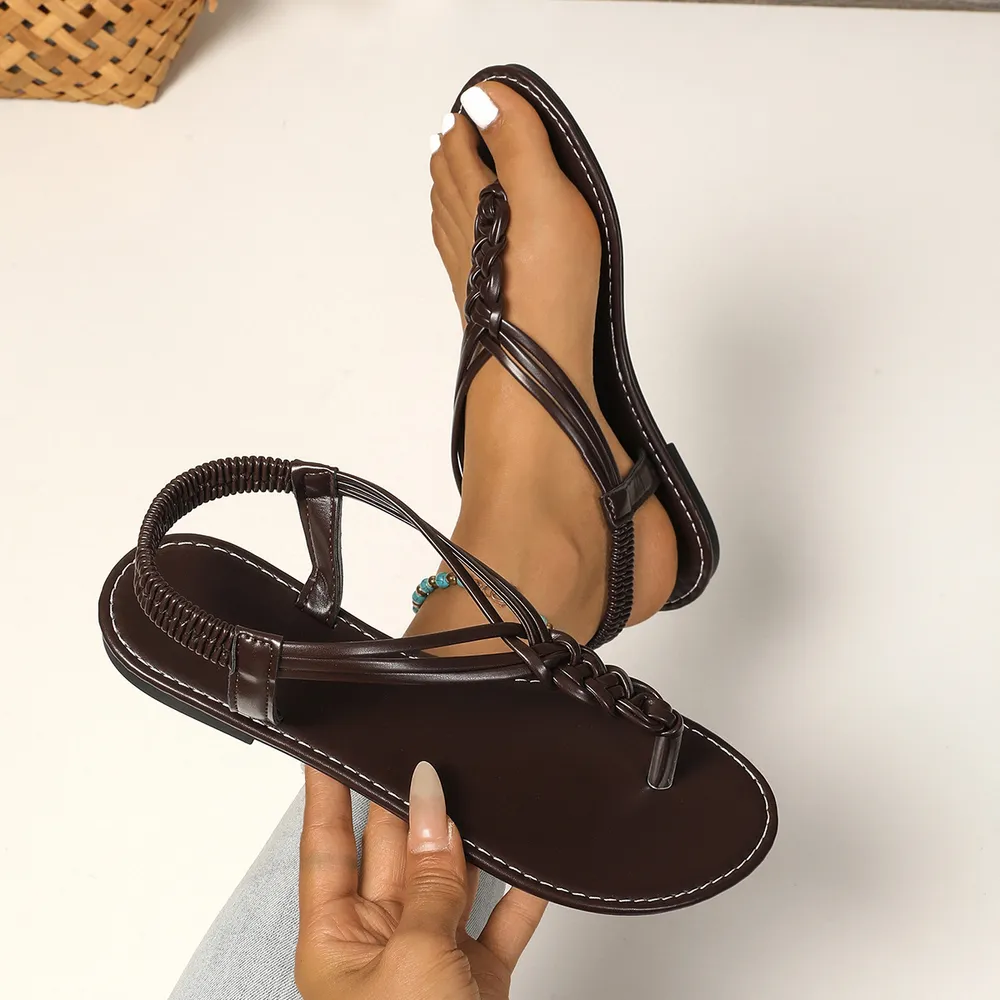 Toe Post Flats Sandals, image 5