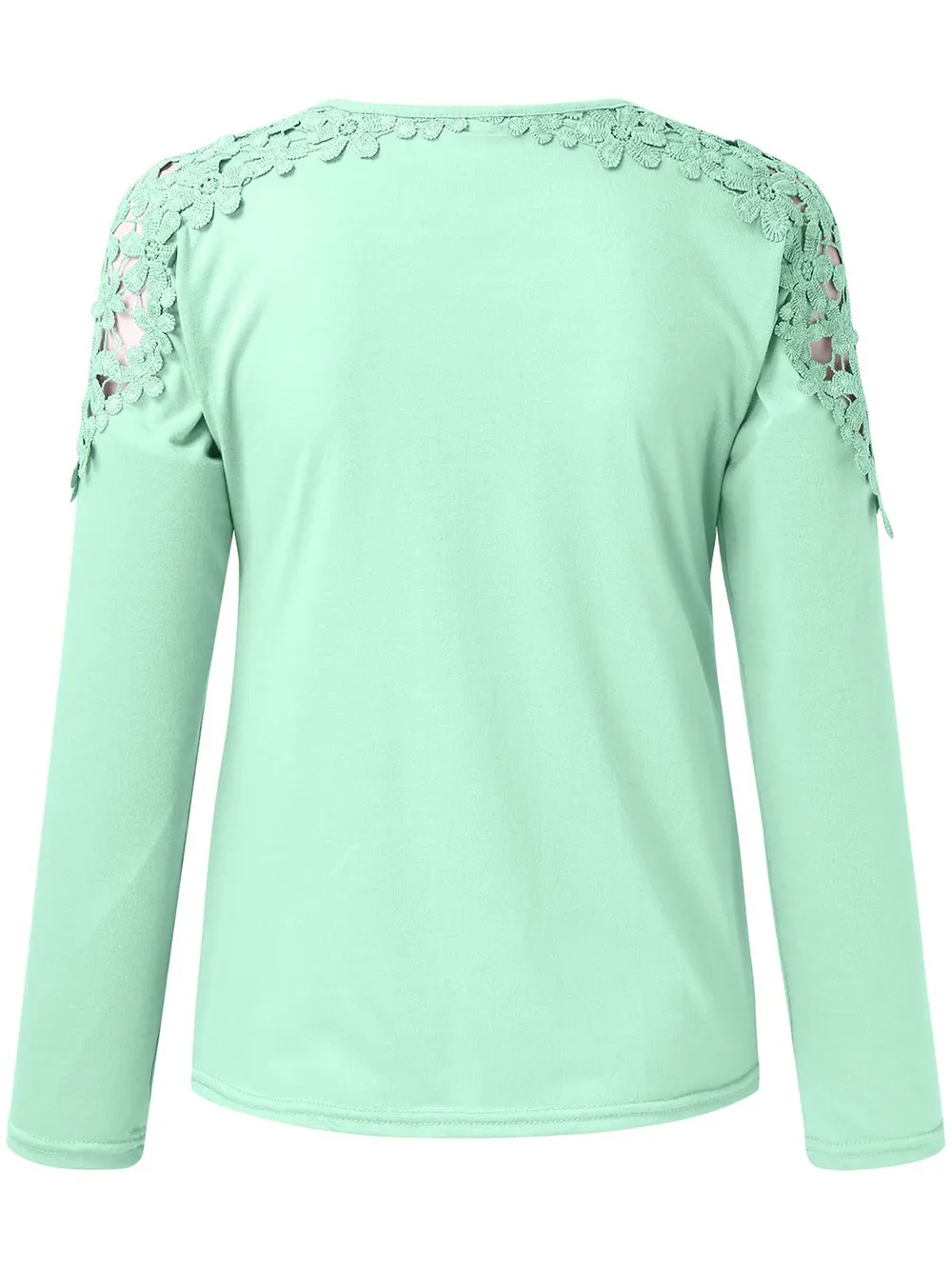 Full Size Cutout Round Neck Long Sleeve T-Shirt, image 8