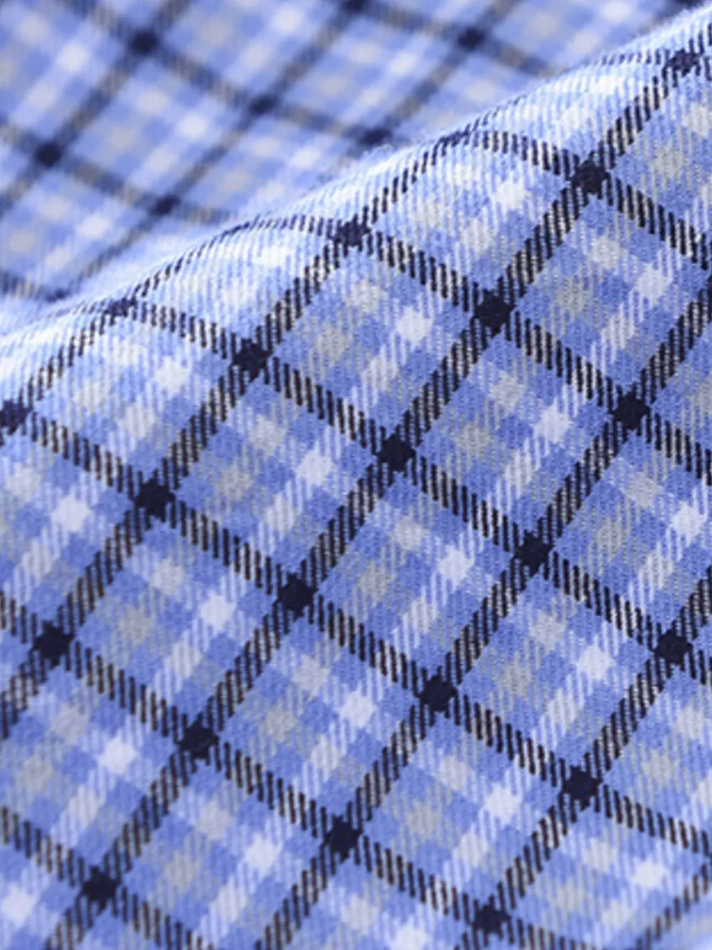 Men's Plus Size Plaid Button Up Short Sleeve Shirt, image 6