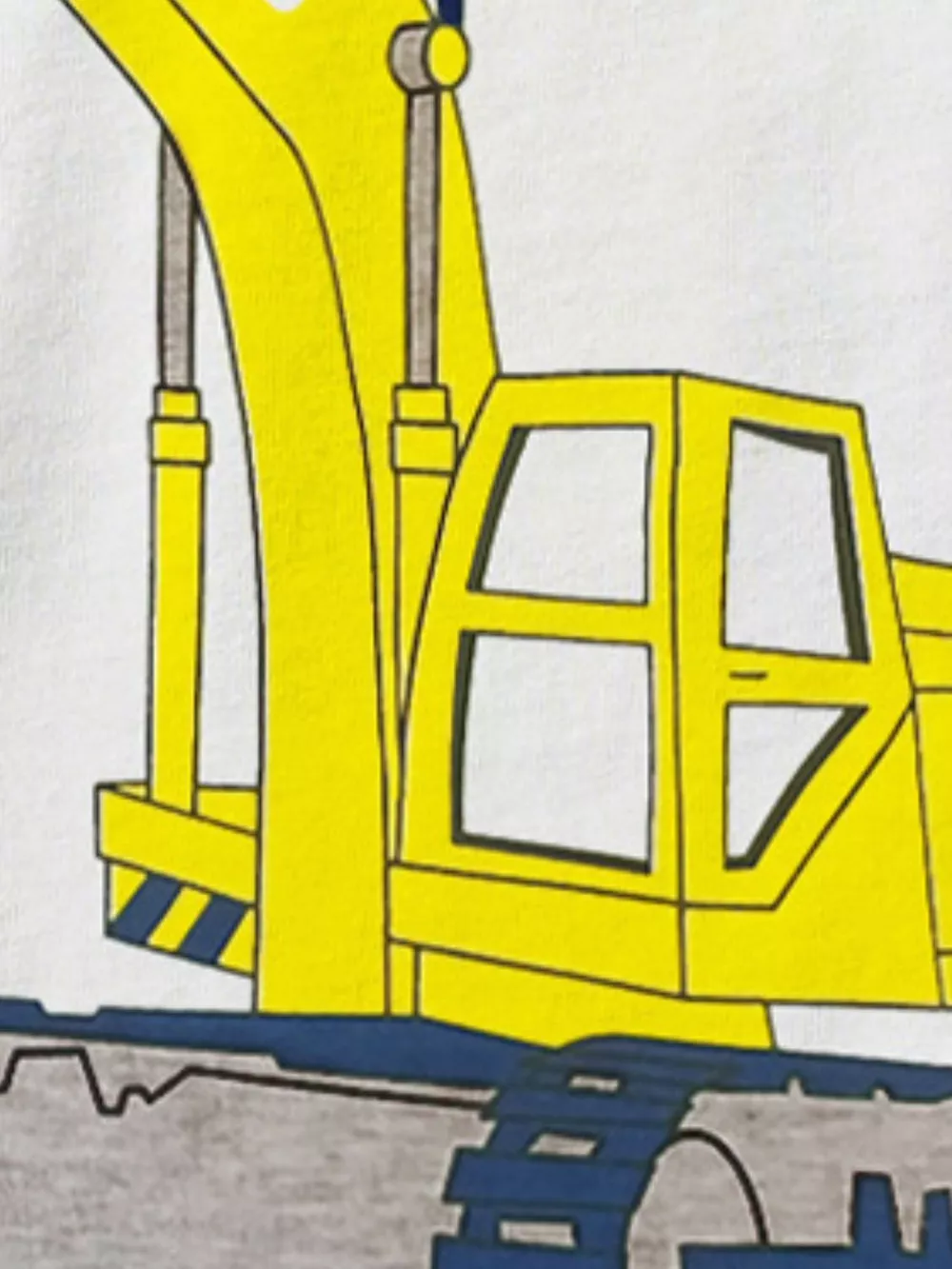 Children's Excavator Graphic Short Sleeve Tee, image 3