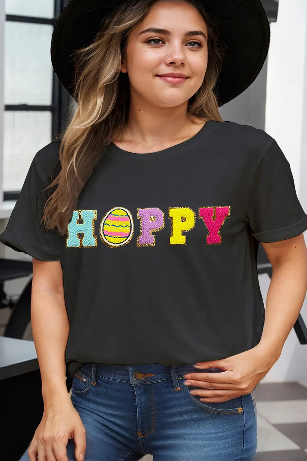 Plus Size Round Neck Short Sleeve T-Shirt, image 4