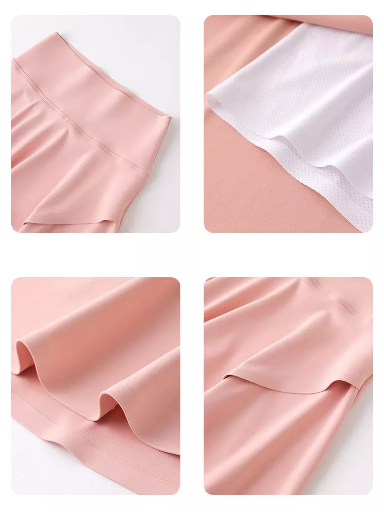 Full Size High-Waisted Flared Athletic Skirt with Breathable Performance Fabric Plus Size, image 6