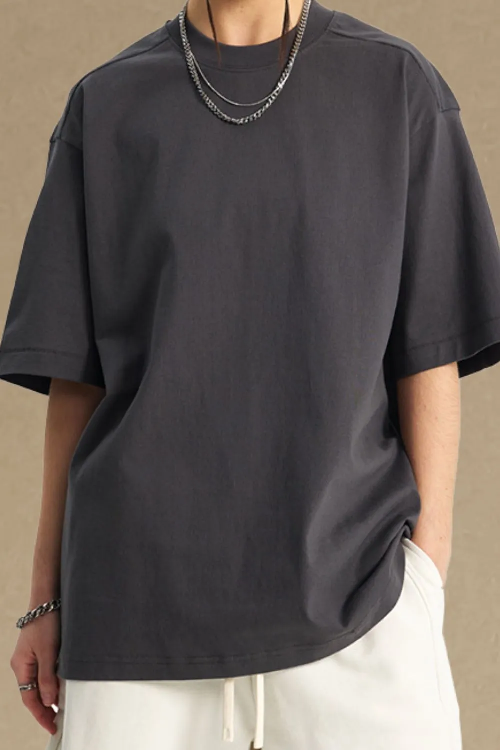 Men's Round Neck Half Sleeve T-Shirt, image 5