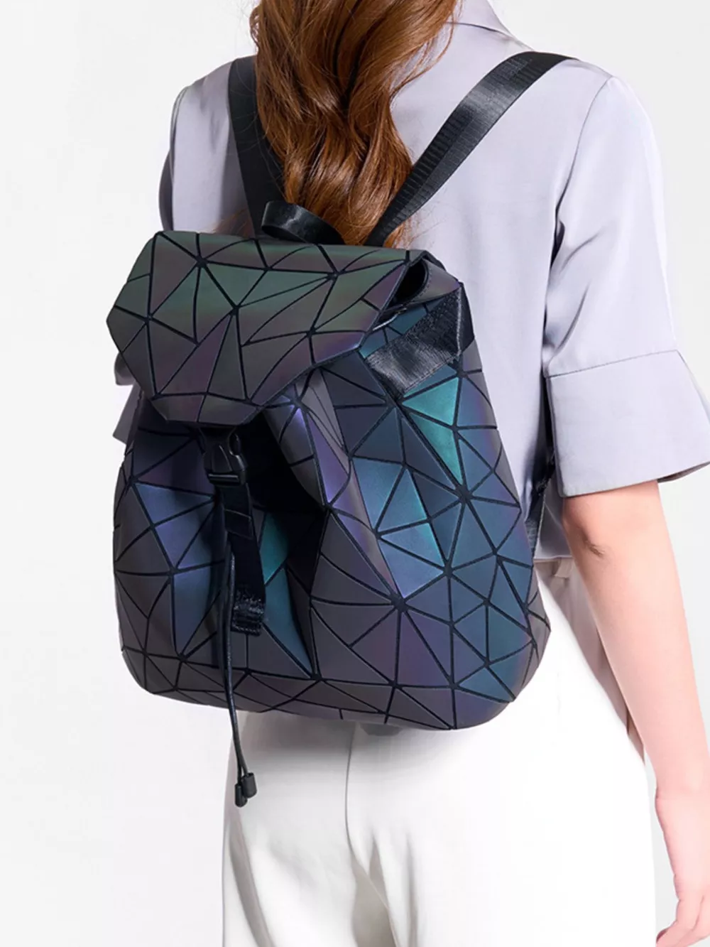 Geometric Backpack Bag, image 2