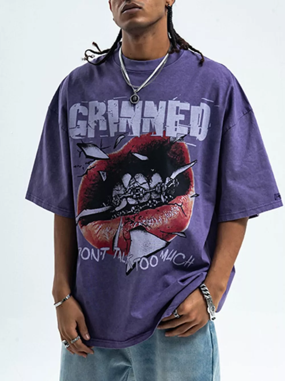 Men's Graphic Round Neck Short Sleeve T-Shirt, image 2