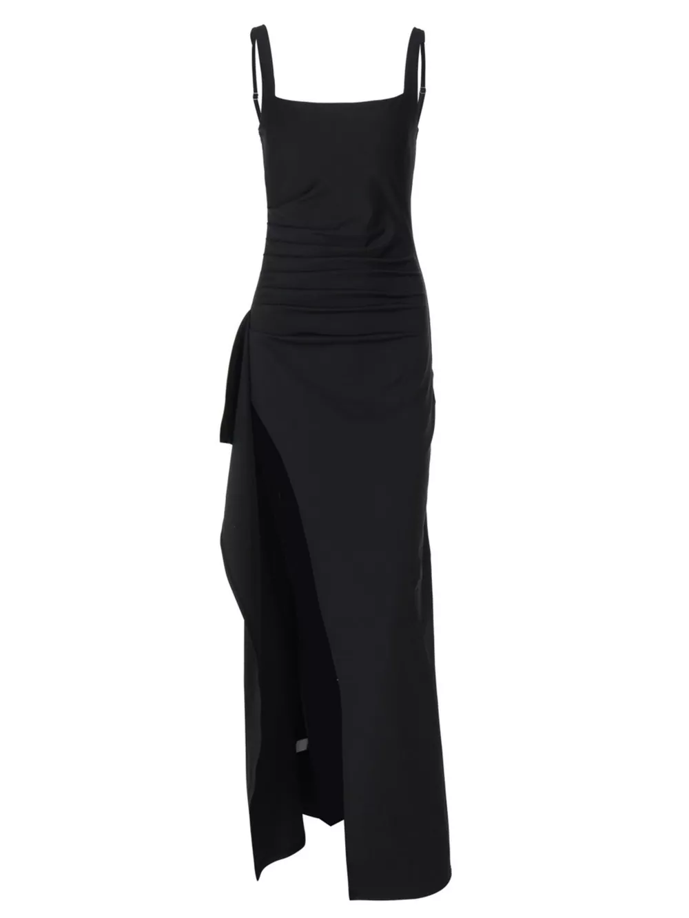 Slit Square Neck Maxi Dress, image 5