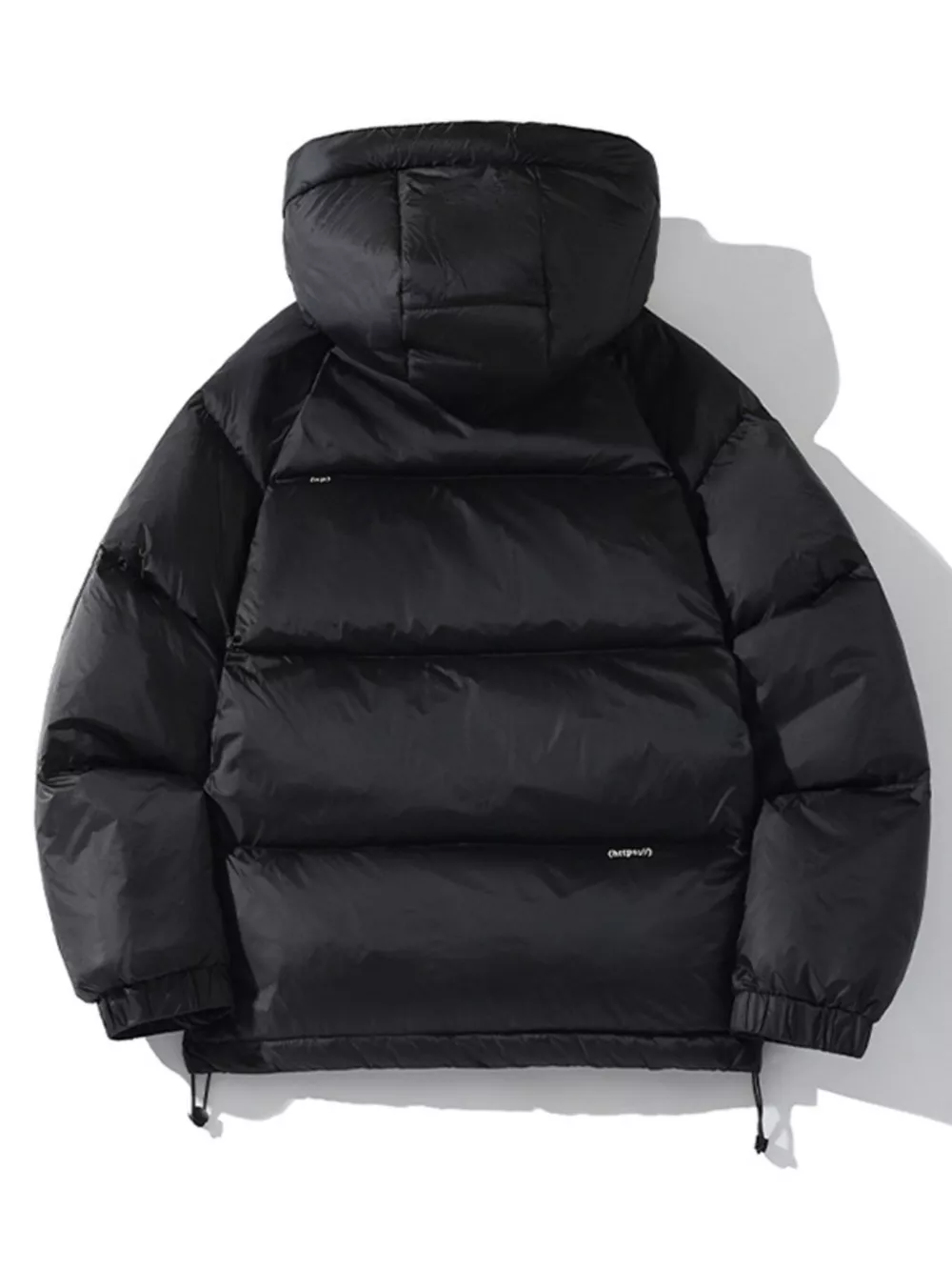 Men's Plus Size Hooded Lightweight Puffer Jacket, image 3
