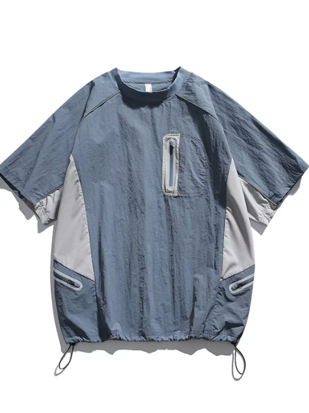 Men's Contrast Round Neck Half Sleeve Active T-Shirt, image 3