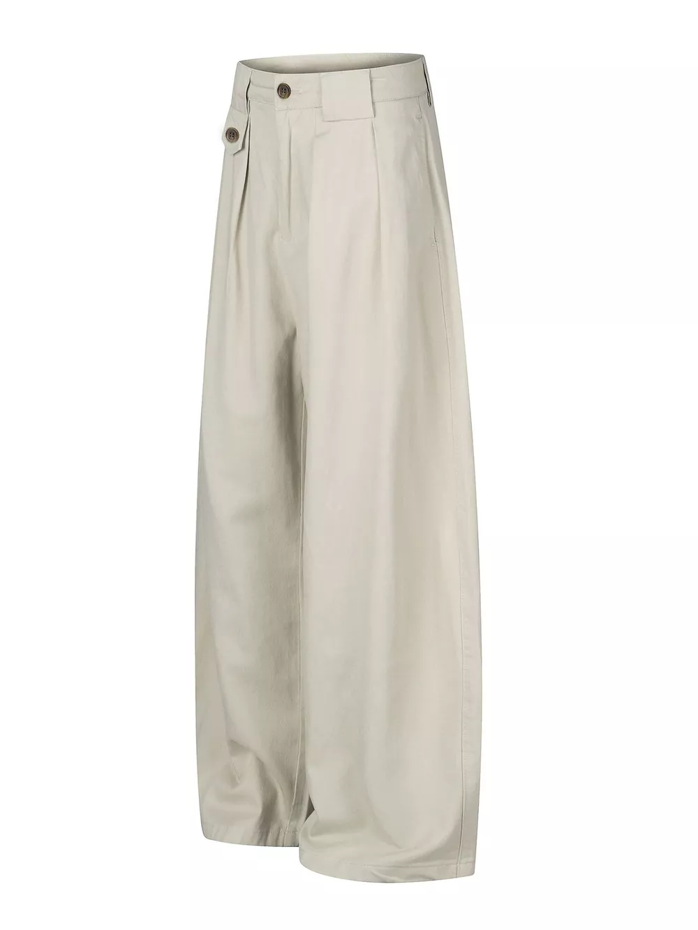 Men's Wide-Leg Pleated Casual Pants, image 2