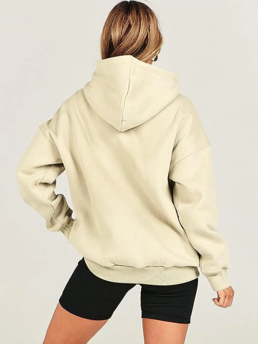 Dropped Shoulder Long Sleeve Hoodie, image 17