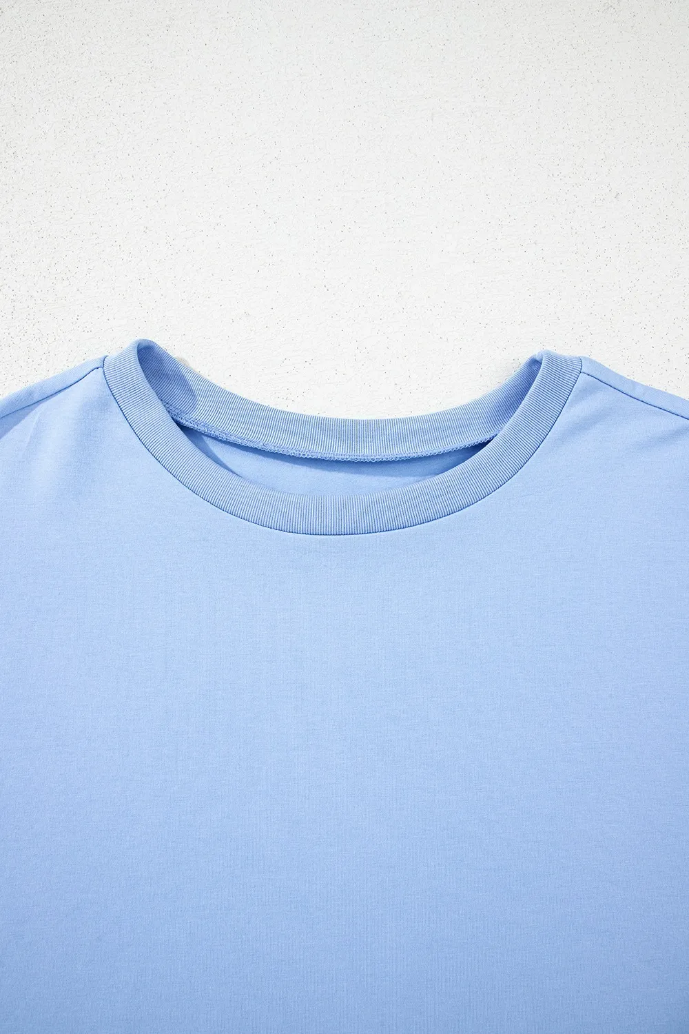 Loose Half Sleeve Hi Low Hem T Shirt, image 11