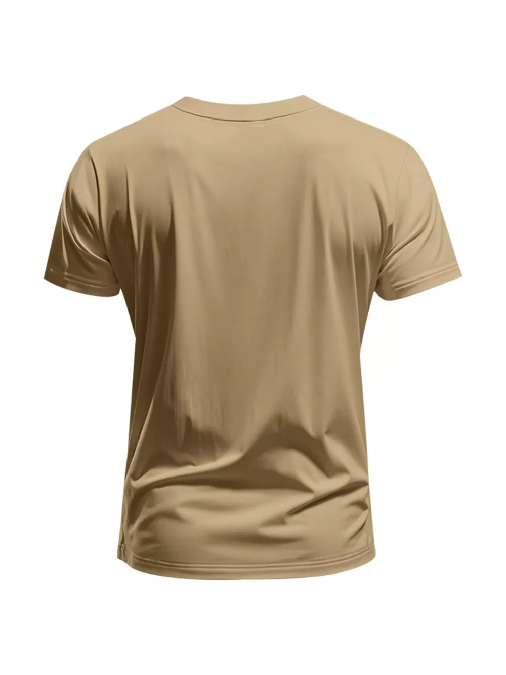 Men's Full Size Slim Fit V-Neck Basic T-Shirt Plus Size, image 15