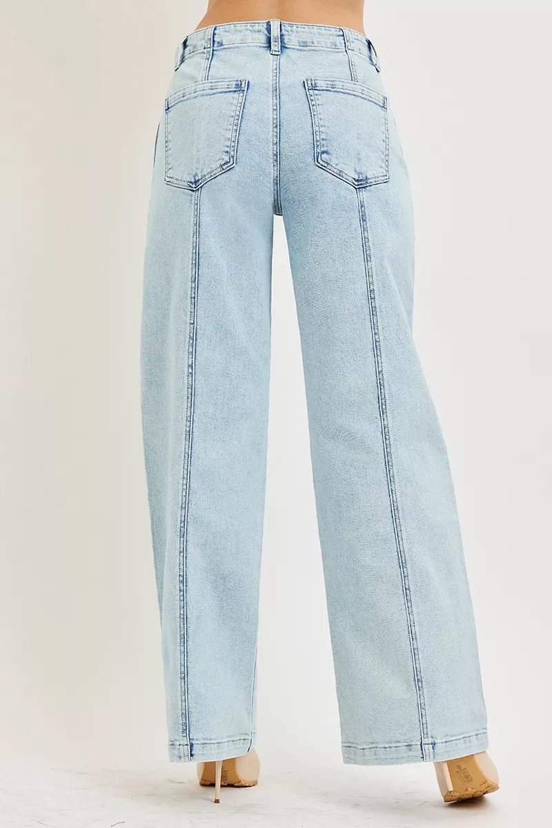 Slouchy Wide Leg Jeans, image 3