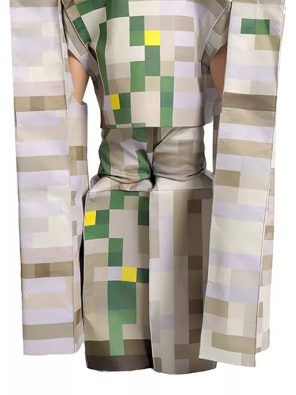 Children's Minecraft Pixelated Print Costume Set, image 21