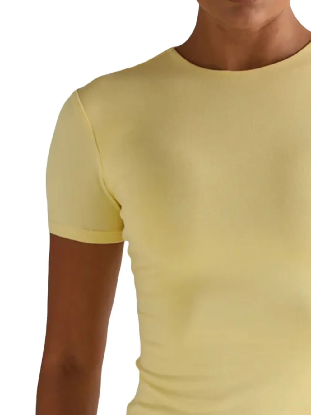 Round Neck Short Sleeve Swim Top, image 15